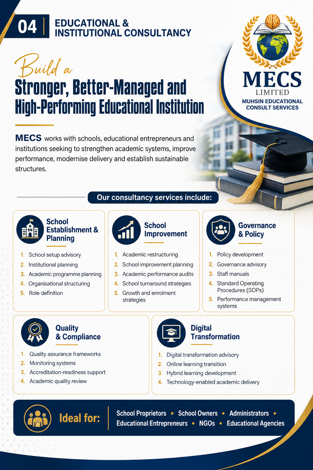 BUILD A STRONGER INSTITUTION